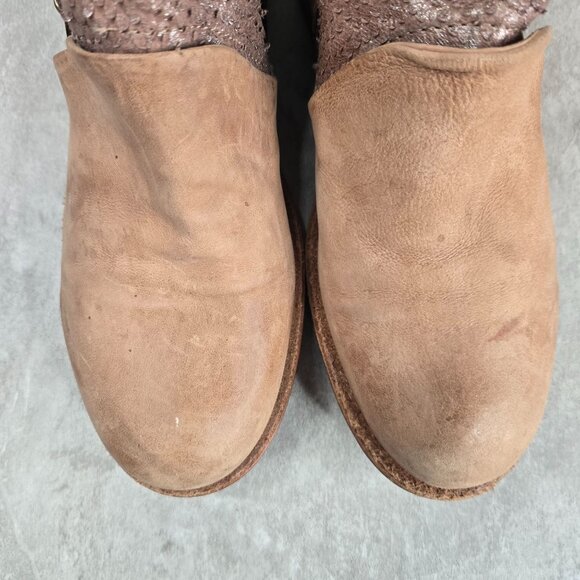 A.S.98 Airstep Moto Ankle Boots 5.5-6 Leather Distressed Western Grunge Booties - Picture 3 of 11